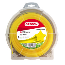 Yellow Star Shaped Strimmer Line Wire for Grass Trimmers and Brushcutters, Five Cutting Edges for Clean Finish, Professional Grade Nylon, Fits All