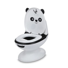 Bebeconfort Mini Sized Toilet Seat for Children, Cute Panda Potty Training Toilet, Incl. Flush Sound, Suitable from 18 Months