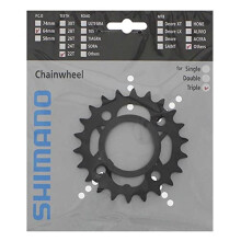 FC-M391 chainring, 22T, black with chain protector