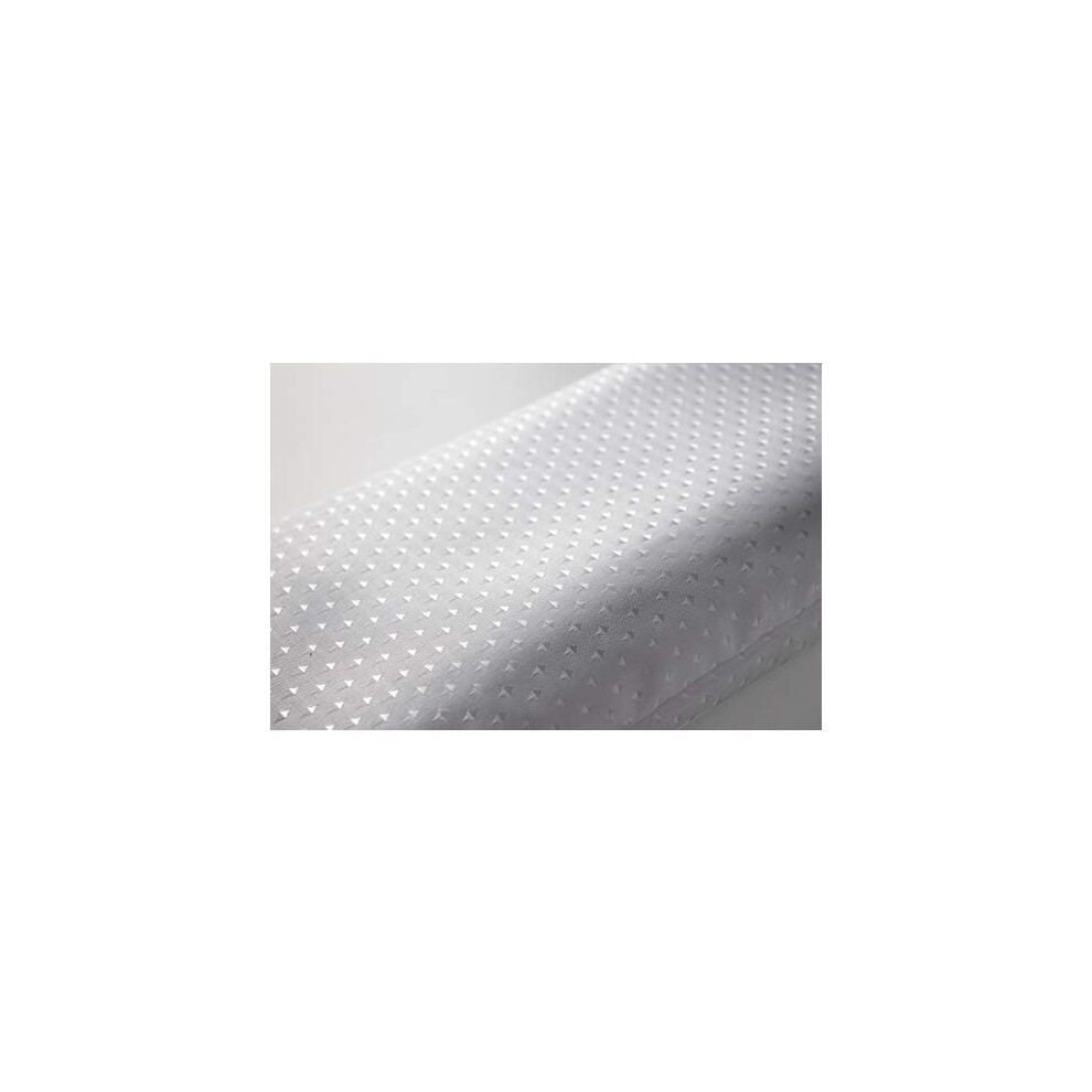 WHITE DIAMOND FABRIC SHOWER EXTRA LONG AND EXTRA WIDE AND EXTRA SHORT AND EXTRA NARROW CURTAIN WITH WEIGHTED HEM - VARIOUS SIZES - MACHINE WASHABLE