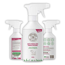 C&G Pets | Anti Fungal Dog Fresh Perfume Spray 250ml | Lasting Dogs Deodorising Grooming Cologne | Anti Fungal Spearmint Orange Chamomile Essential