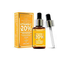 Suero de Vitamina C 27% Biovène para la cara, Apoya una piel radiante y juvenil, Calmante, Iluminador y reafirmante.