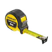 STANLEY CONTROL 5m x 25mm STHT37231-0 - Metric/Imperial, Double-Sided, Twin-Core Bi-material Case, BladeArmor First 20cm, Detachable Magnet Hook