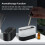 Flame Aroma Diffuser,Fragrance Essential Oil Diffuser Humidifier,Aroma Diffuser Humidifier with 3D Flame Night Light 200mL for Bedroom, Home and 4