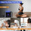 Flame Aroma Diffuser,Fragrance Essential Oil Diffuser Humidifier,Aroma Diffuser Humidifier with 3D Flame Night Light 200mL for Bedroom, Home and 8