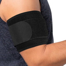 Tendonitis and Tricep Compression Brace, Bicep Tricep Compression Sleeve Wrap for Pain Relief and Muscle Strains Upper Arm Compression Support (Black,