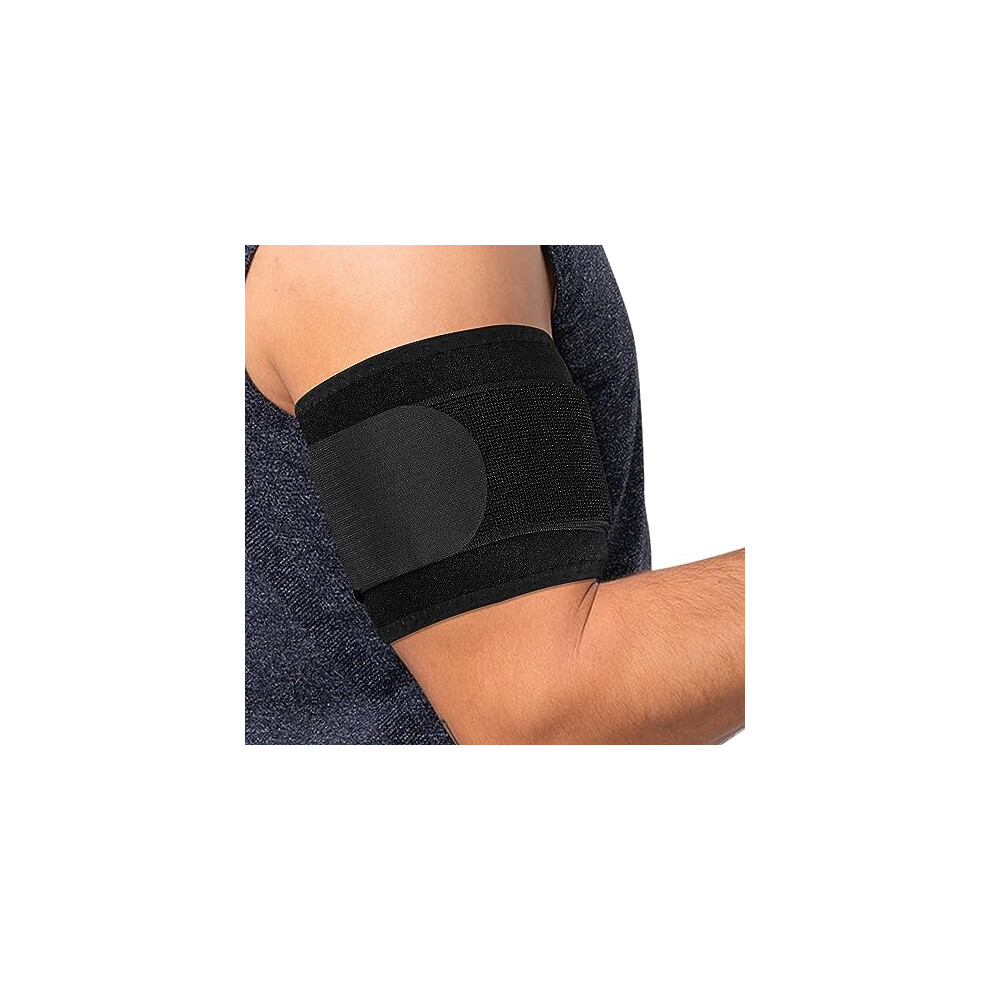 Supregear Black Tendonitis And Tricep Compression Brace, Bicep Tricep Compression Sleeve Wrap For Pain Relief And Muscle Strains Upper Arm Compression Support (,