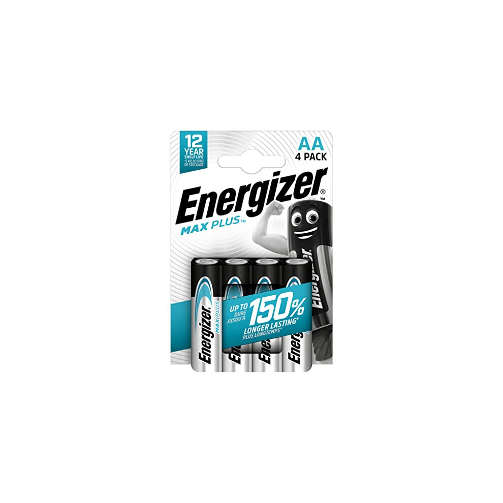 Energizer E301323600 Max Plus Mignon (Aa) Pack Of 4 Chrome