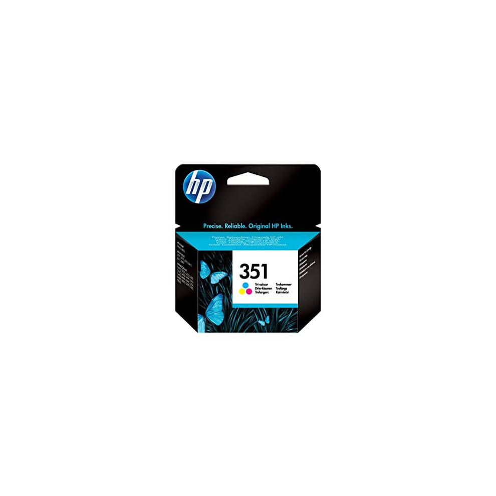 CB337EE 351 Original Ink Cartridge, Tri-color, Single Pack