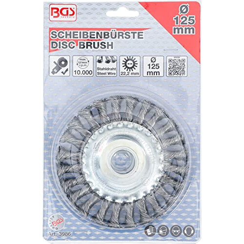3986 | Disc Brush / knotted round Brush | Ø 125 mm 2