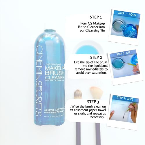 Cinema Secrets Professional Makeup Brush Cleaner 2 oz 2