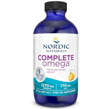 Nordic Naturals, Complete Omega, 1270mg, with Borage Oil and GLA, 237ml, Lemon Flavour, Lab-Tested, Soy Free, Gluten Free, Non-GMO
