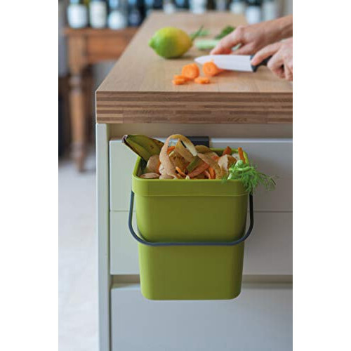 29100 Gino Hanging Bin Musk, Plastic, Green 1