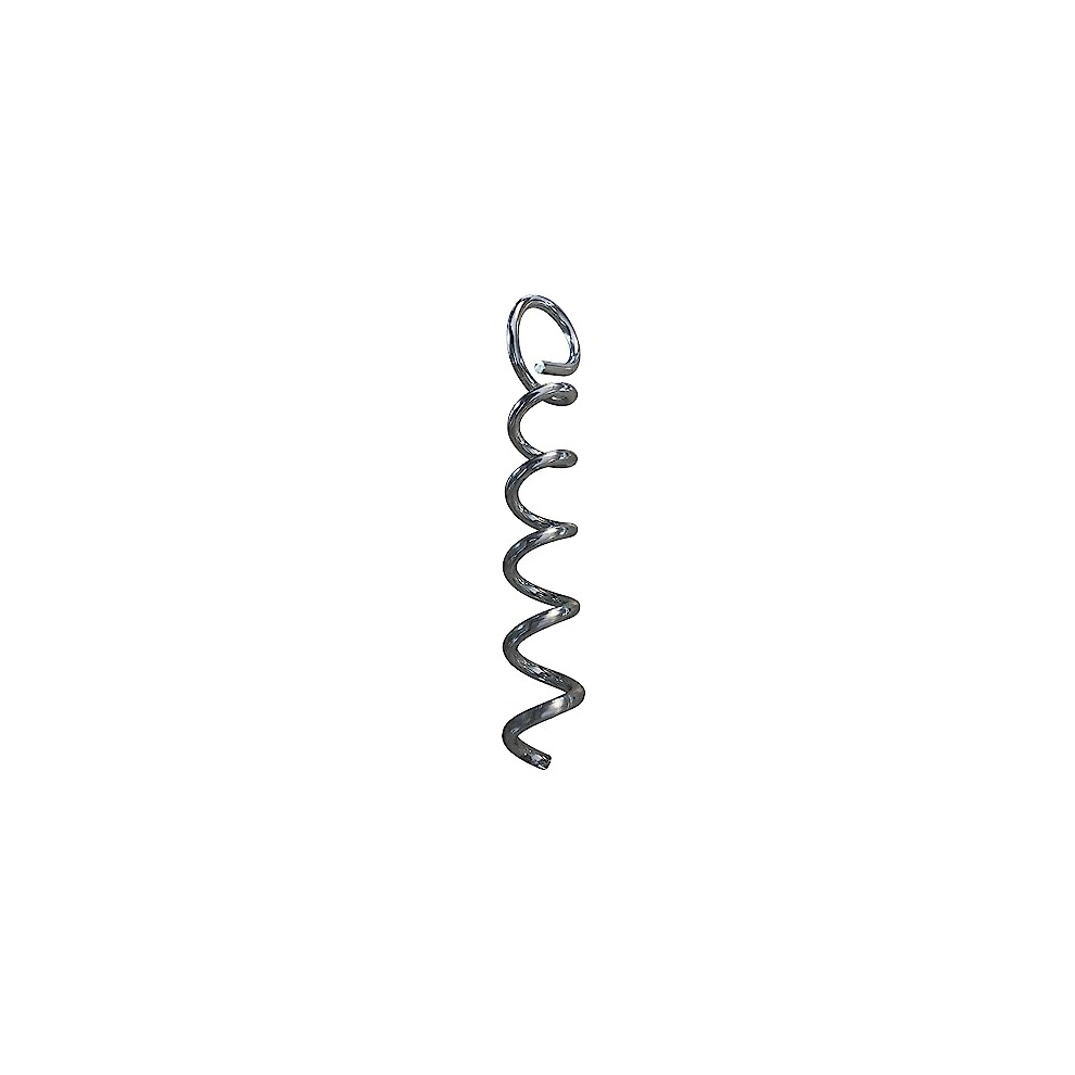 Windhager Spiral Ground Pegs, Tent Pegs, Tent Hooks, Pegs, Ground Anchors, Ground Anchors, Ground Pegs, Staples, 15 Cm, Pack Of 4, 07258, Galvanised