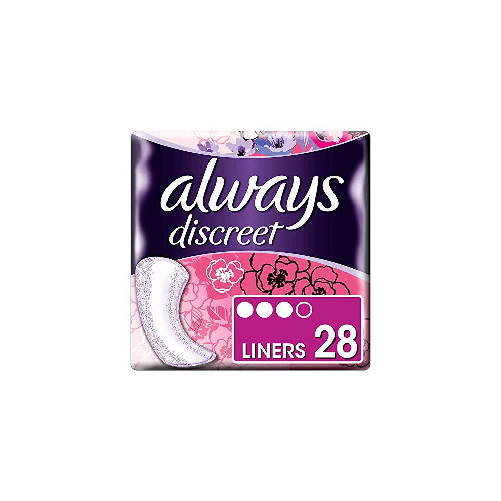 - 28x Discreet Normal Panty Liners for Urine Loss - 1 Piece