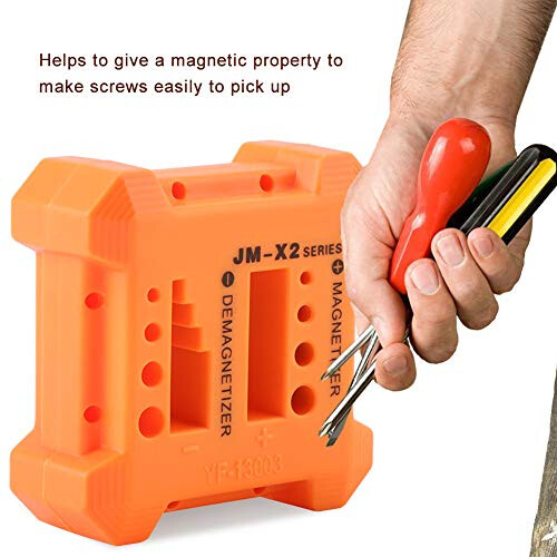 Professional Magnetizer Demagnetizer Magnetic Tool for Screwdriver Tips, Screw Bits Practical Small Tools 1