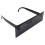 2PCS Flat Rectangular Glasses Pixel Sunglasses for Fancy Dress Accessory Party Cosplay 5