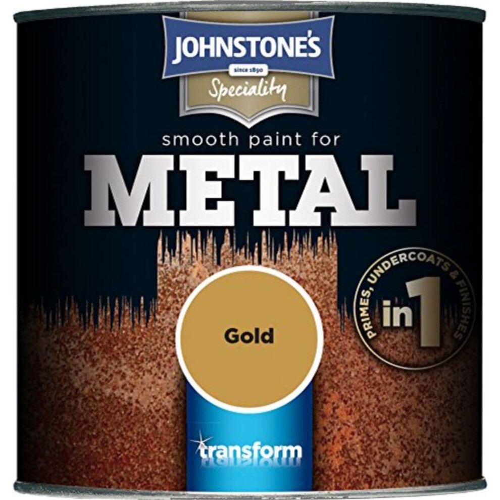 SMOOTH METAL PAINT GOLD 0.25L