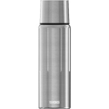 - Insulated Water Bottle - Thermo Flask Gemstone IBT Obsidian - With Cup - Leakproof - Lightweight - BPA Free - 18/8 Stainless Steel - Obsidian - 0.5L