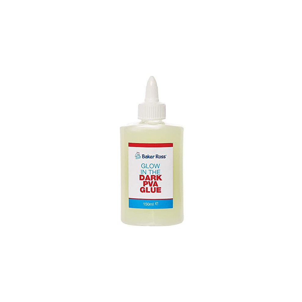 Fx130 Glow In The Dark Pva Glue - 1 Bottle 150Ml, Glue For Kids And Adults Crafts, Paper, Card, Art Projects Liquid Adhesive 5063067000135