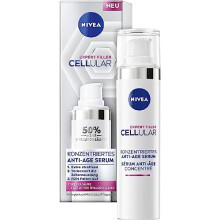 Cellular Expert Filler Concentrated Anti-Age Serum (40 ml), Anti-Wrinkle Serum with Hyaluronic and Folic Acid, Concentrated Hyaluronic Serum for