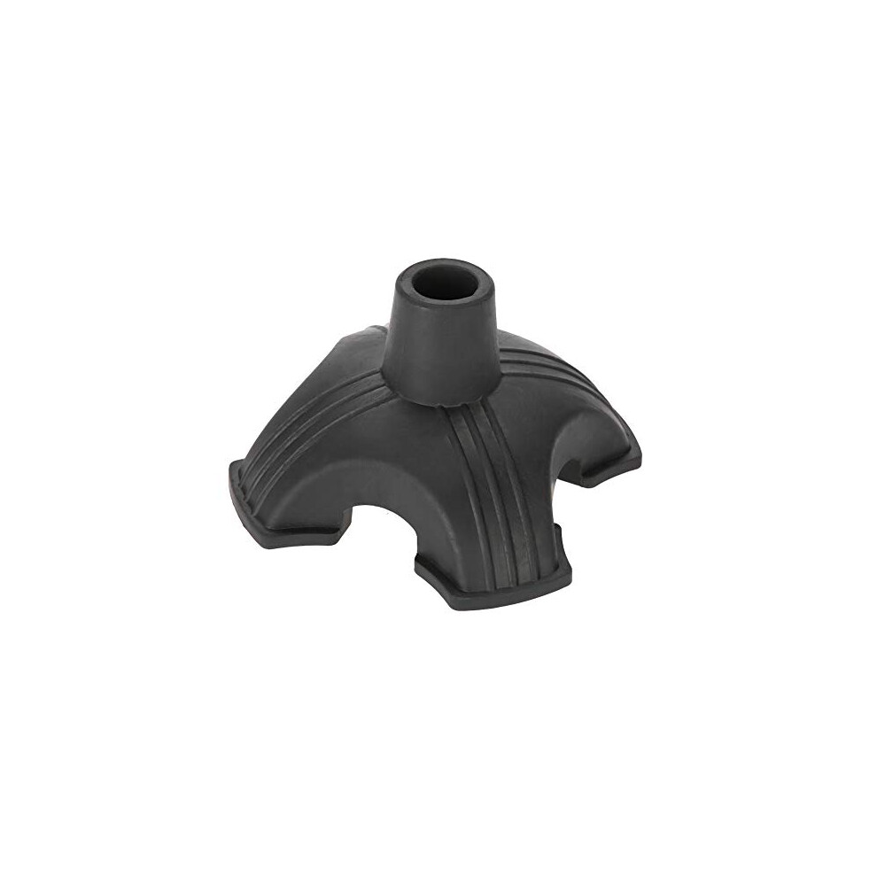 Qkissi Tri Ferrule, Support Cane Tip, Self Standing Rubber Four Base Support Anti Skid Walking Cane Pad,19Mm Adds Stability To Your Walking Cane