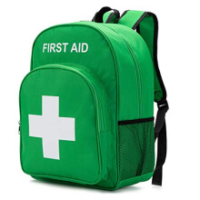 First Aid Backpack Bag Empty Emergency Red First Aid Medical Backpacks 1st Aid Backpack Back Pack for First Aid for Camping Hiking Trekking Adventures