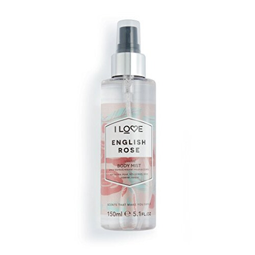 I Love, English Rose, Refreshing, Body Spray, 165 ml 1