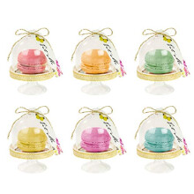 Pack of 6 - Alice In Wonderland Party Favour Cake Domes Mad Hatter Afternoon Tea Party Table Decorations