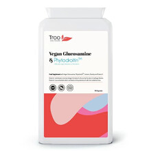 Vegan Glucosamine Phytodroitin Complex 90 Capsules - with Plant Based Chondroitin, Turmeric, Rosehip and Vitamin C to Support Cartilage and Bones