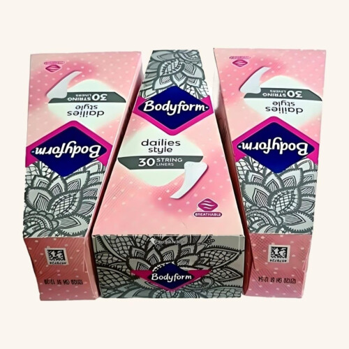 Bodyform Dailies Style Sting Liners 30 Liners, Pack of 3 1