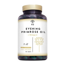 Evening Primrose Oil 2000 mg, 10% GLA. 200 Softgel Capsules with Vitamin E and Omega 6. High Strength, Easy Swallow, Cold Pressed. Menopause, Skin and