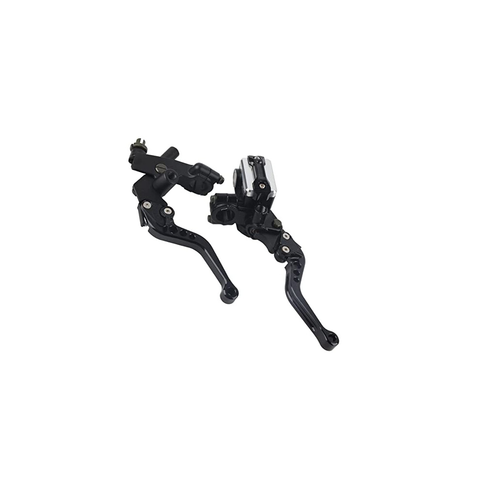 Motorcycle Brake Clutch Lever, 1 Pair 7/8"(22Mm) Universal Motorcycle Brake Clutch Master Cylinder Reservoir Levers 738553890570
