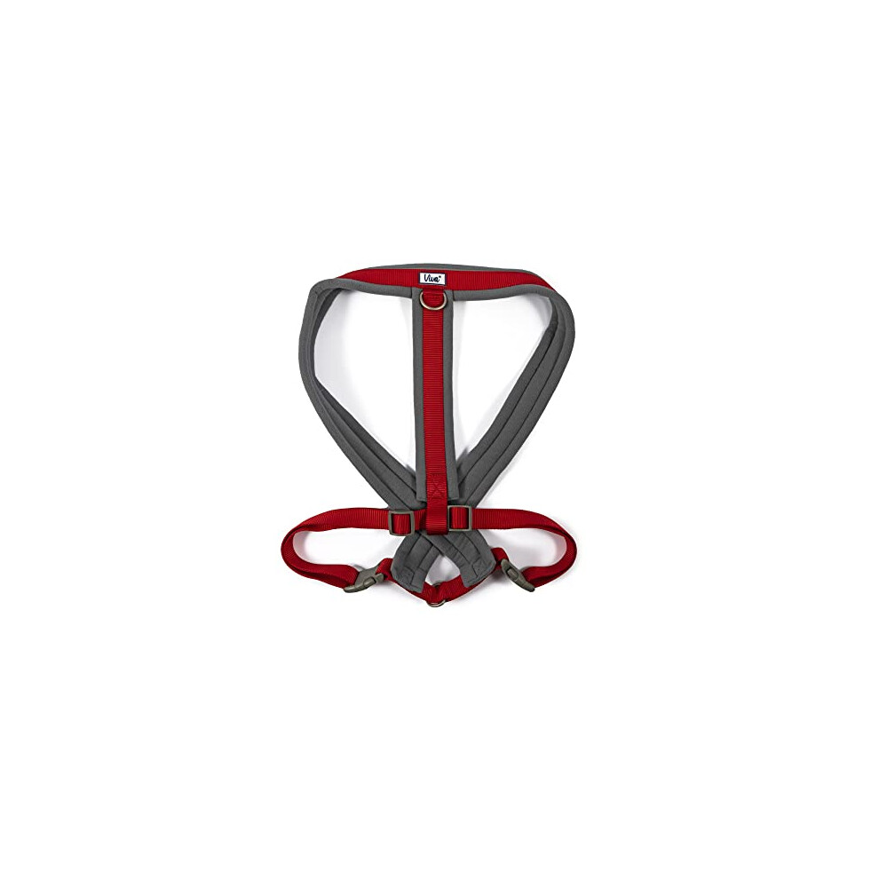 Ancol Viva Padded Harness Xl 70-98Cm Red