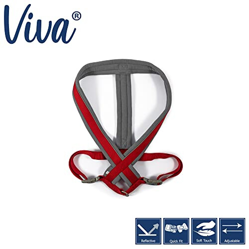 Ancol Viva Padded Harness Red XL 70-98cm 1