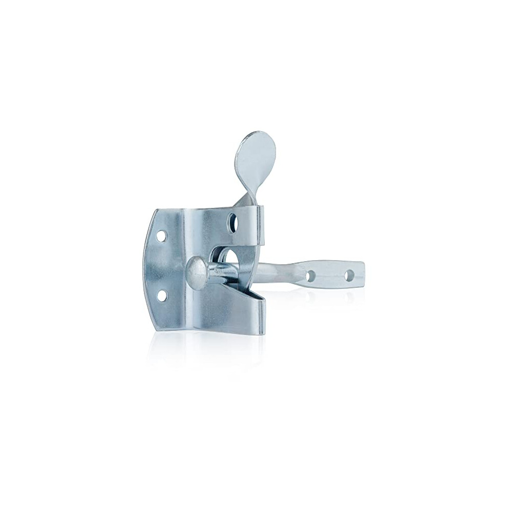 Zinc Auto Gate Latch, Door Lock With Resistance To Corrosion And Protection Against The Weather, Suitable For External Use As Garden Gate Latch, Shed 5060568903132