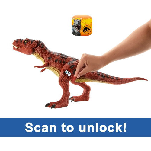 Jurassic World Jurassic World Park Ηλεκτρονικός Τυραννόσαυρος Rex Κόκκινος Exclusive 93 1