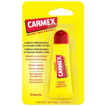 Lippenpflege - CARMEX - Tube 10 g - Lippenweichheit - Linderung bei trockenen Lippen - Gelb/Weiß