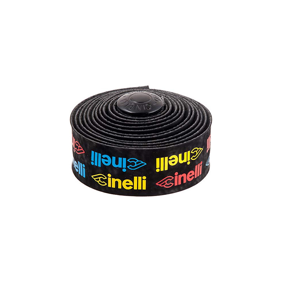 Logo Velvet Bar Tape - Yellow/Red/Blue