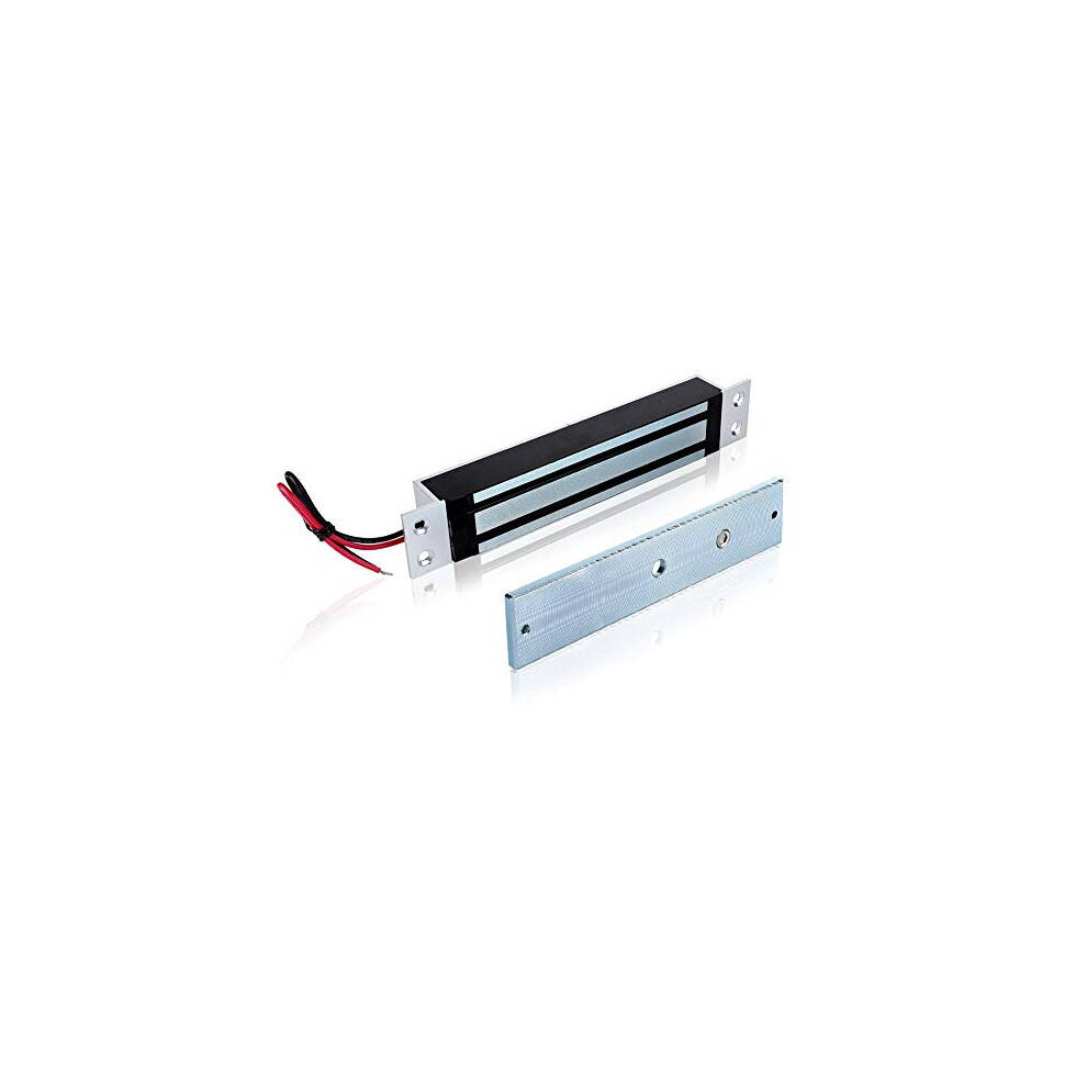 280Kg/600Lbs Electric Magnetic Lock, Electromagnetic Door Lock Kit System Holding Force For Access Control Dc 12V Electromagnet Lock Secure Nc Mode 736342743687