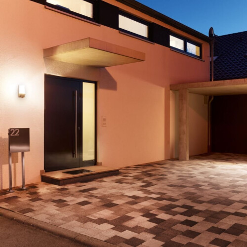 Aplique LED para exterior com sensor STEINEL L 1 Branco - Plástico - IP44 - Ângulo de detecção 180 1