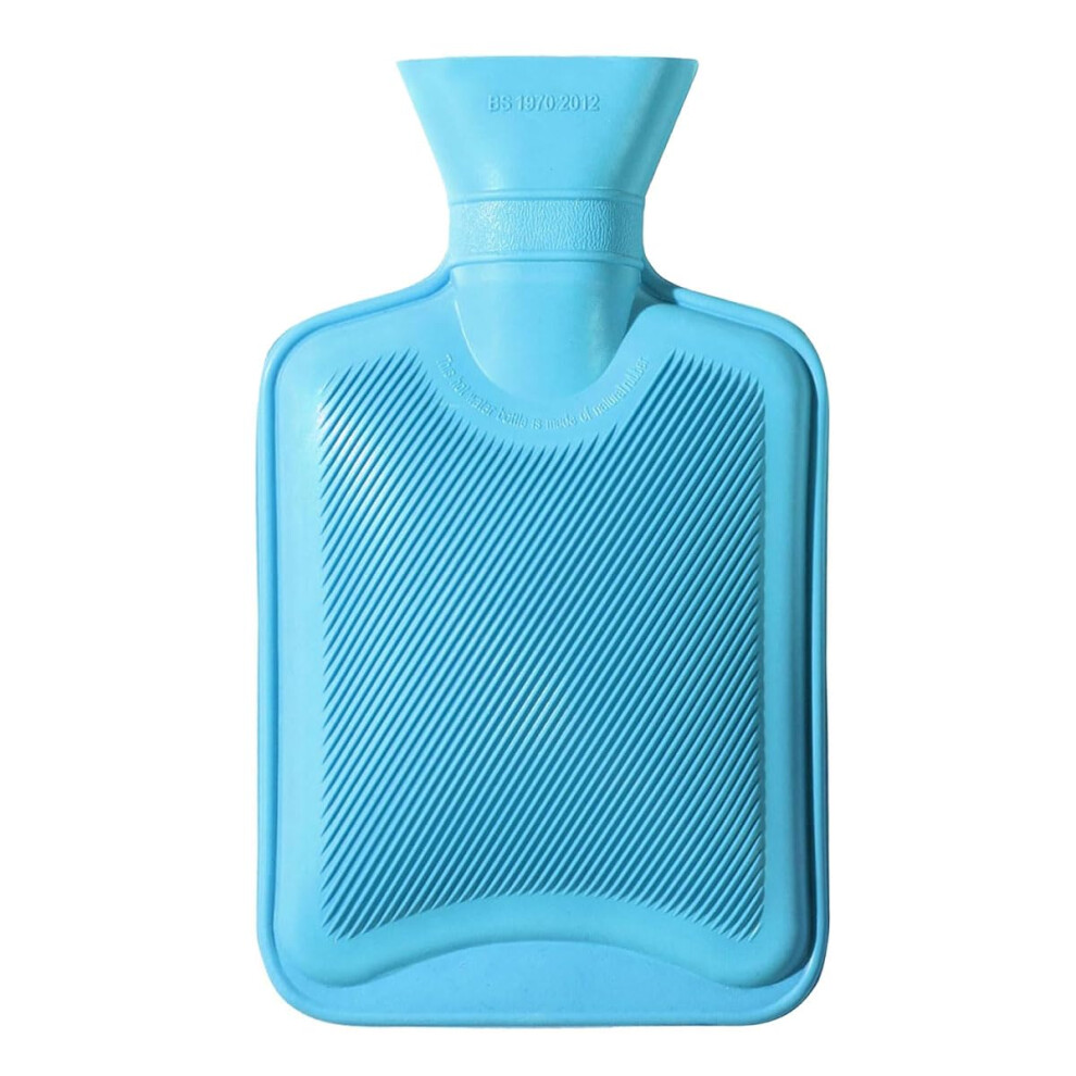 Ipeak Blue Hot Water Bottle Bag 2L Large For Neck And Shoulder Pain Relief Hand Feet Warmer (2L )