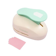 - Label Punch with Scalloped Special for Scrapbooking and Crafts | Push Lever for Tags on Paper and Card - 3 inches 7.62 cm
