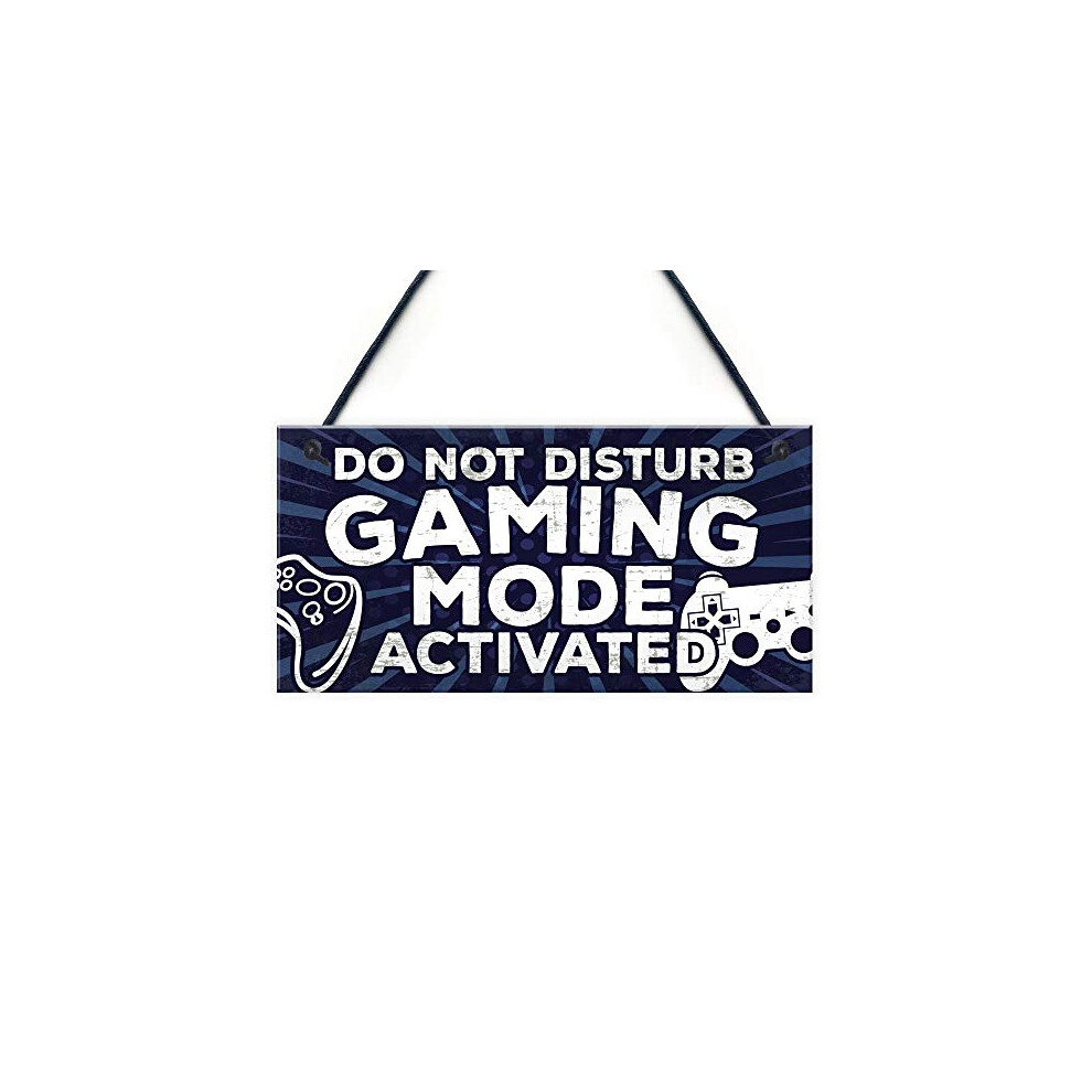 Novelty Gaming Do Not Disturb Bedroom Door Sign Birthday Christmas Gamer Gift For Brother Son Dad Him