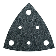 63717238010 80 Grit Zirconium Triangular Perforated Sanding Sheet, Multi-Colour