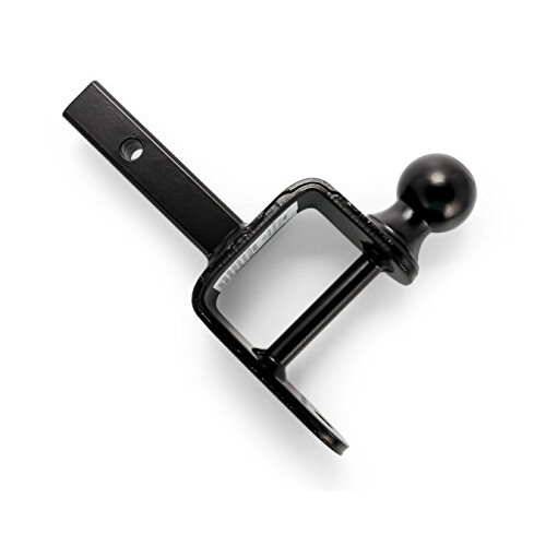 CAMCO BLACA CAMCO BLAT BLAT ATV/UTV Multi-Hitch apresenta uma bola de 2 polegadas de 1 polegada de haste de 5/8 polegadas de pino-polegada-pino d 2
