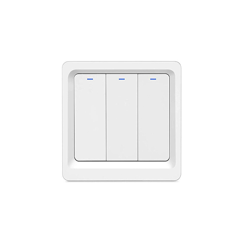 Wifi Smart Light Switch, Alexa Smart Light Switch With Remote Control And Timer, Compatible With Alexa, Google Assistant And Ifttt, Easy Installation, 779283044239