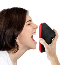 Voice Dampener Soundproof Mask for Singers, Stress Relief - Scream Mask for Vocal Warm Ups, Sensory, Noise Elimination - Removable Adjustable Straps