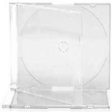 CD / DVD Slimline Jewel 5.2mm Cases for 1 Disc With Clear Tray (Pack of 25)