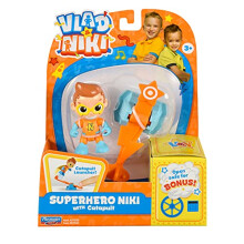 Vlad & Niki Play Action Figure - Superhero Niki Figure - Articulated Action Figurine with Accessories, Multicolor, P57552